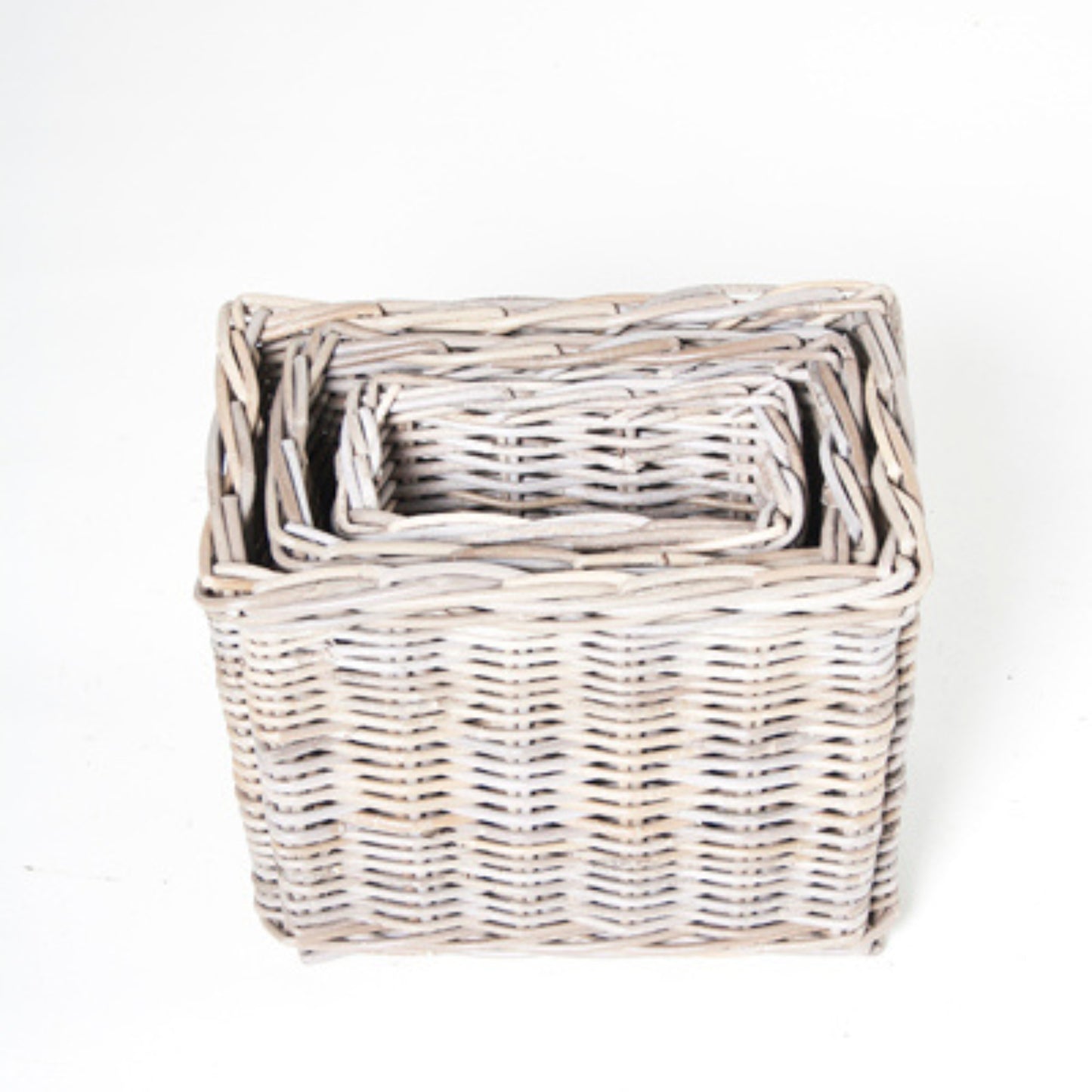 FLOWER BASKET RECT S/3