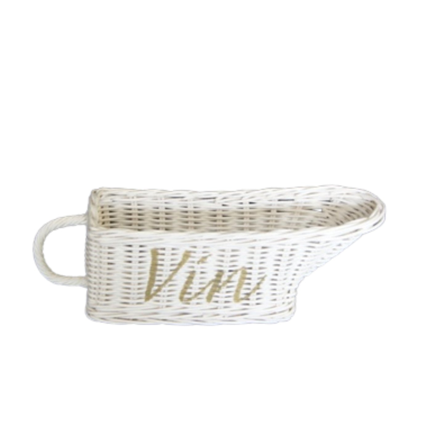 WINE BOTTLE HOLDER 'VIN/WINE' WHITE EDITION
