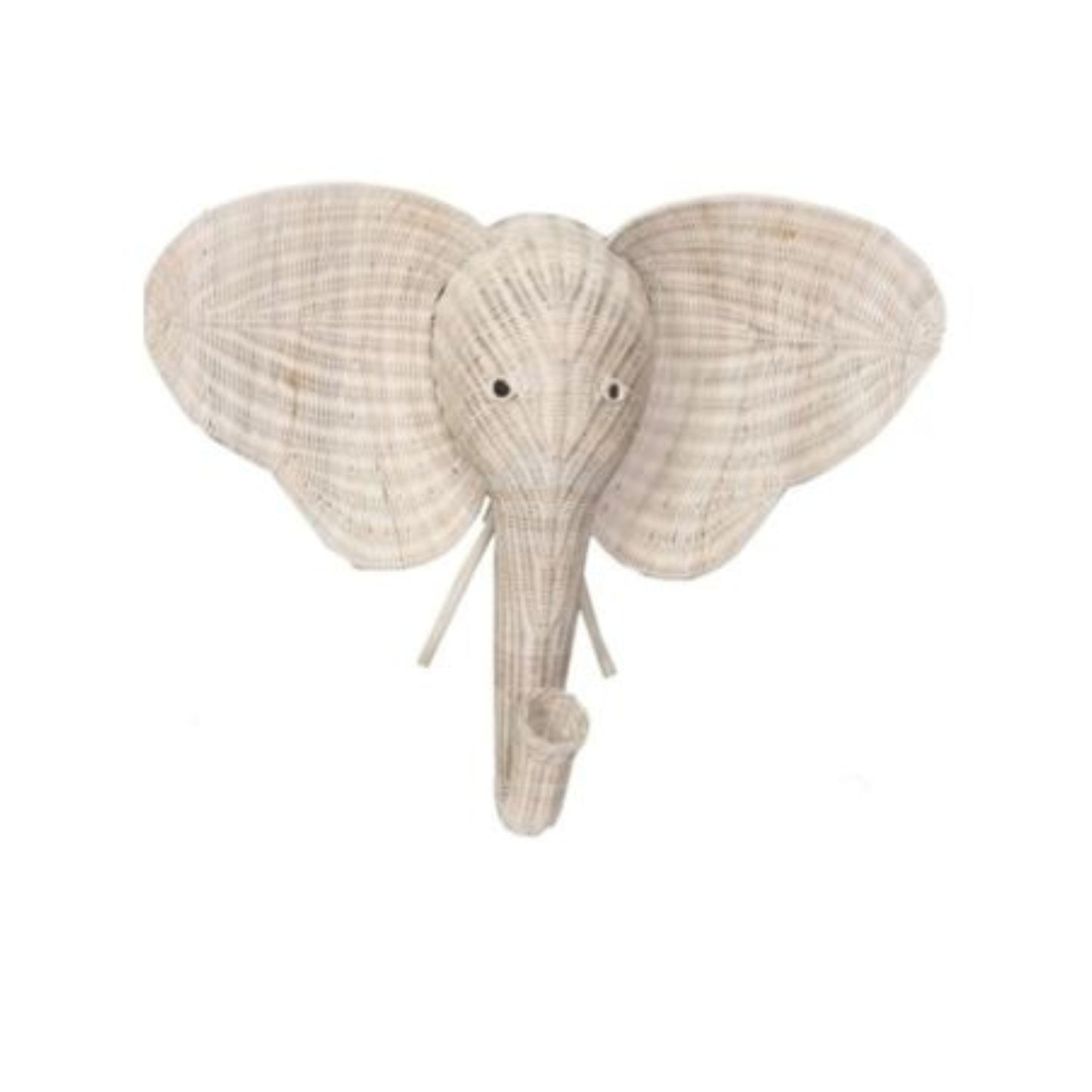 WANDDEKORATION ELEFANT PITRIT – NATUR KLAR MATT LACKIERT