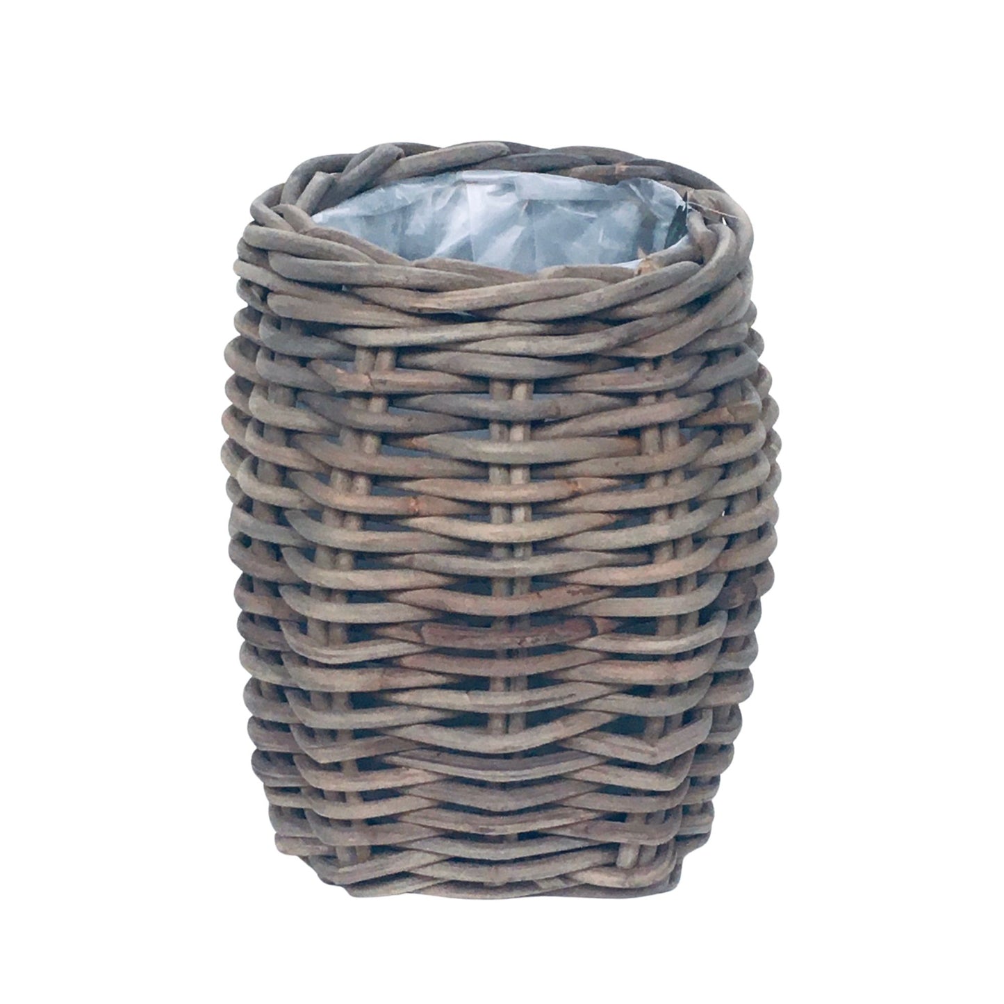 ROUND JUMBO PLANTER – CL GRAY – SMALL INCL. PLASTIC S: Ø42 H.50cm