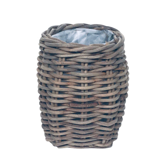 Runder Jumbo-Pflanzkübel – CL Grau – Klein inkl. Kunststoff, Größe S: Ø 42 cm, Höhe 50 cm