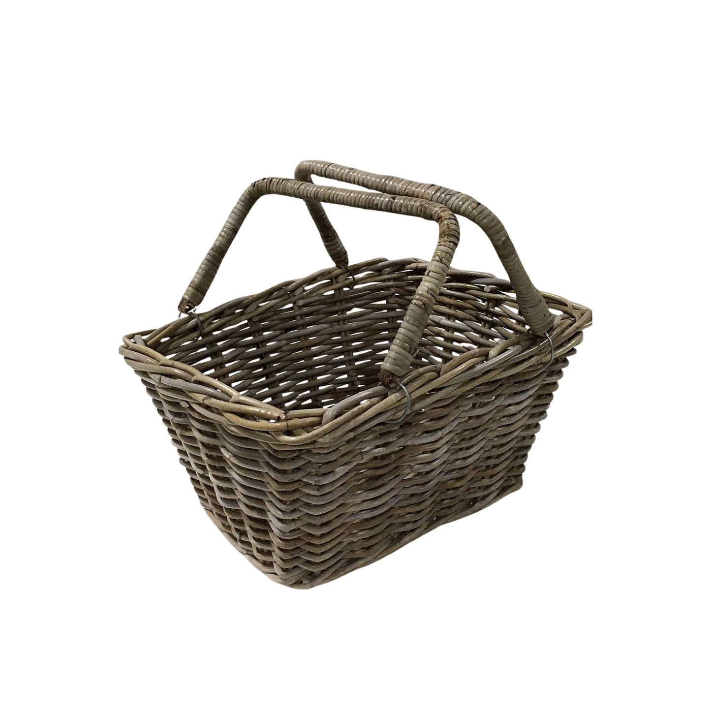 PICNIC BASKET KOBOO GRAY w/HANDLE