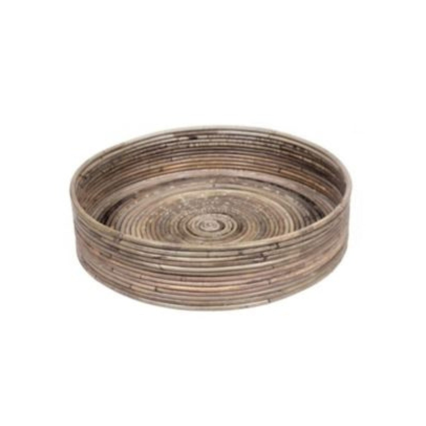 SCHAAL ROUND LAMINASI KOBOO GREY Ø.30 H.10 INCL PLASTIC LINING