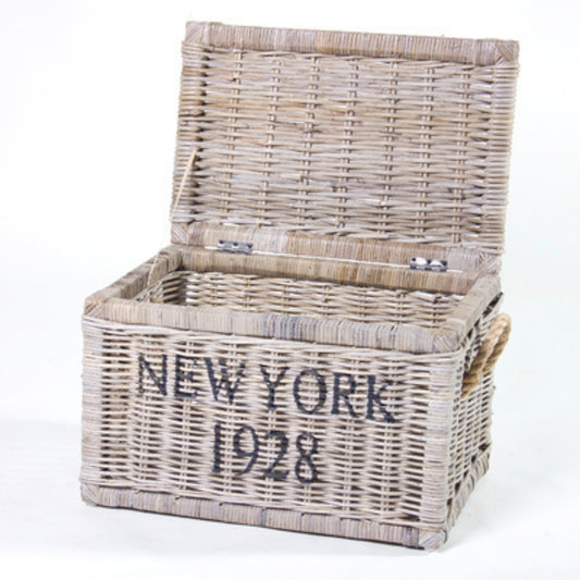 TRUNK SMALL 'NEW YORK 1928' KOBOO GRAU