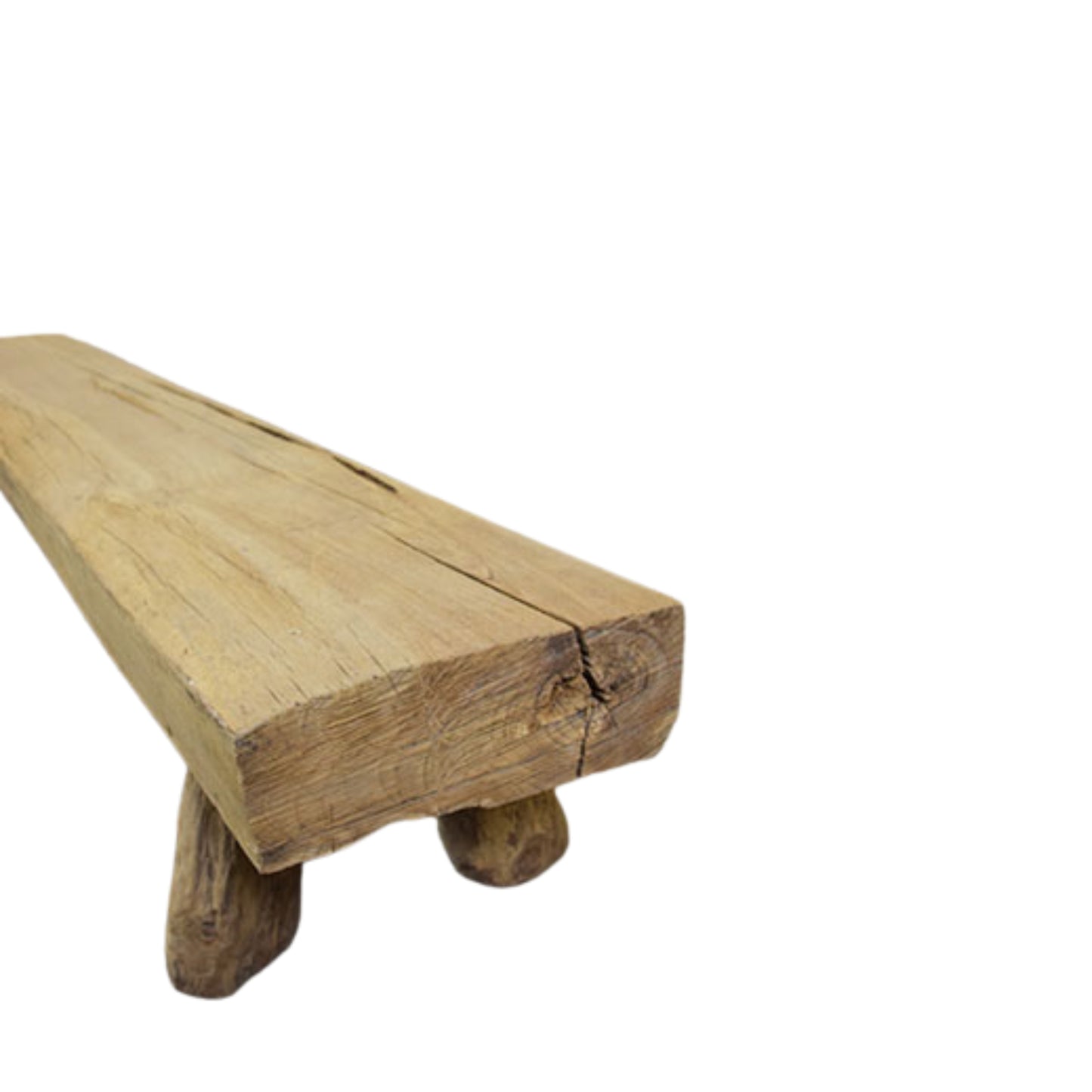 Lange Bank aus Teakholz, L. 240 cm