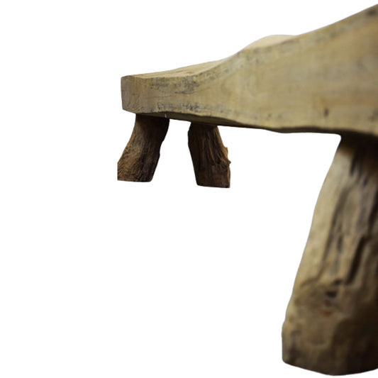 Lange Bank aus Teakholz, L. 240 cm