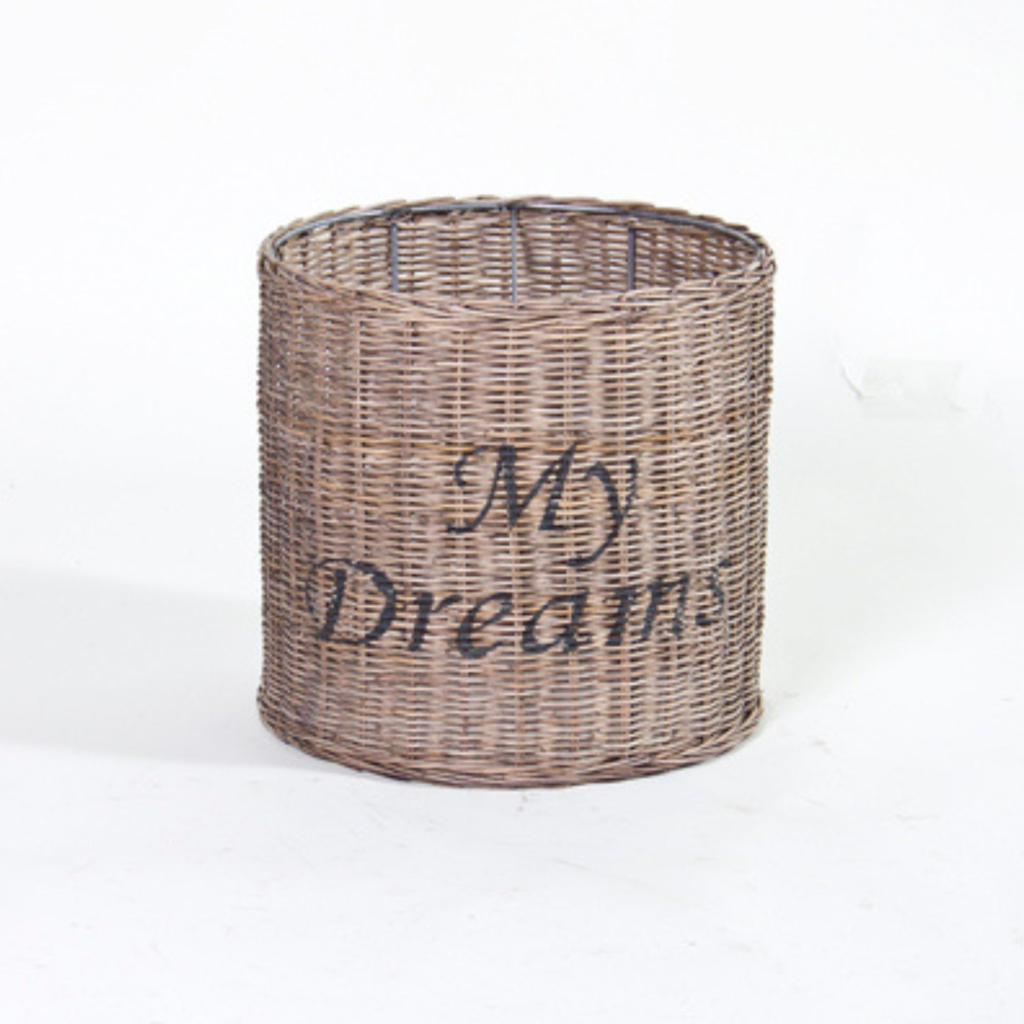 LAMPENSCHIRM HÄNGEND m/TEXT „MY DREAMS“ SRIMIT GREY