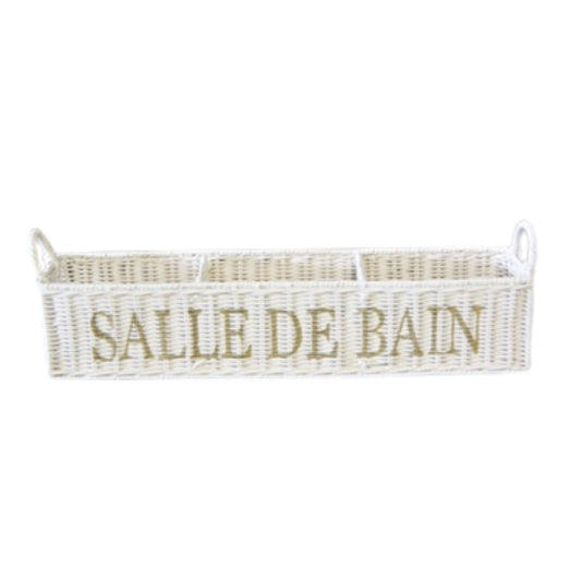 BADEZIMMERAUFBEWAHRUNG „SALLE DE BAIN“ WHITE EDITION