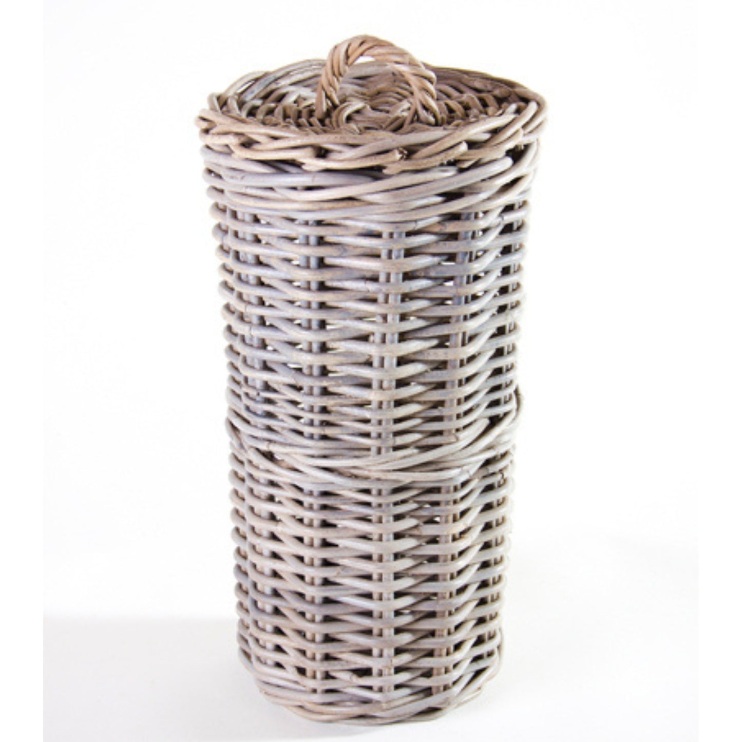 ROUND BOX w/COVER TOILET PAPER HOLDER
