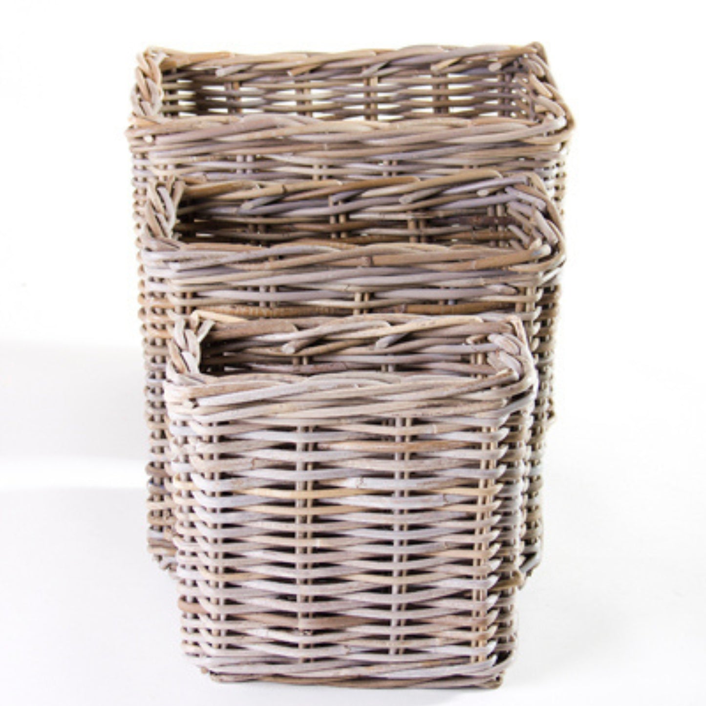 FLOWER BASKET RECT S/3