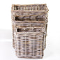 FLOWER BASKET RECT S/3