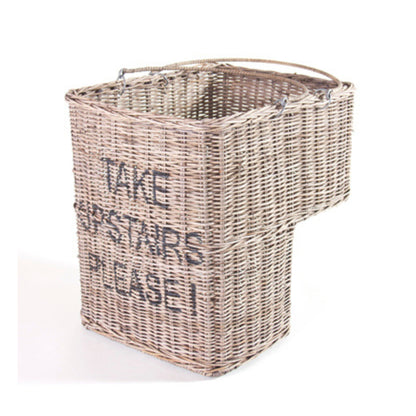 STEP BASKET W/HANDLE – ‘TAKE UPSTAIRS PLEASE!’
