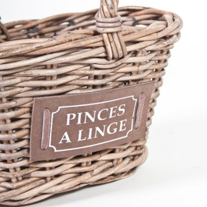 WÄSCHEKLAMMERKORB OVAL 'PINCES À LINGE'