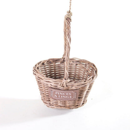 WÄSCHEKLAMMERKORB OVAL 'PINCES À LINGE'