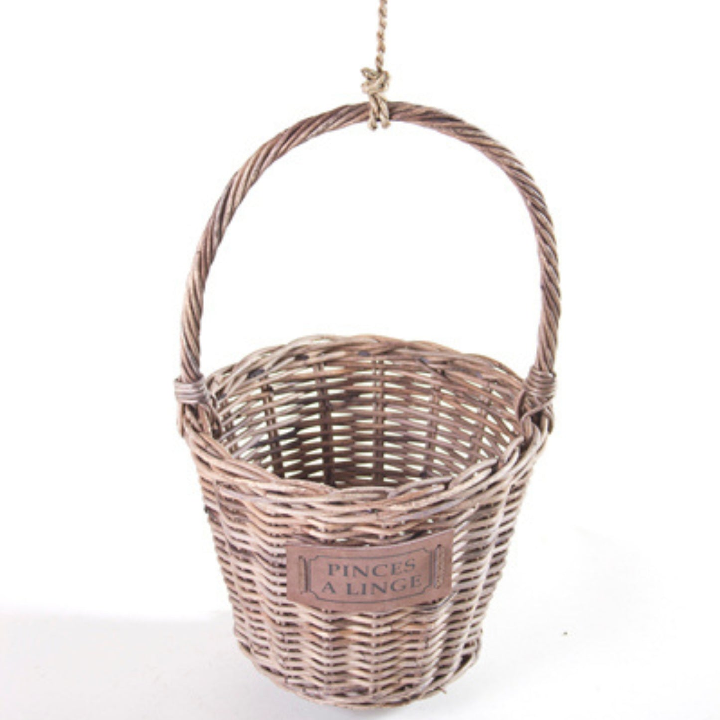 CLOTHES PINS BASKET ROUND ‘PINCES À LINGE’