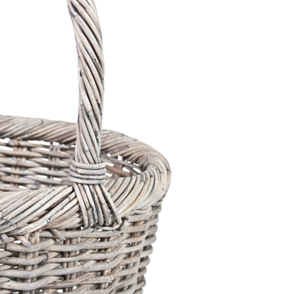 PICKNICKKORB MIT HENKEL „GRÜNE ÄPFEL“ - SRIMIT GREY