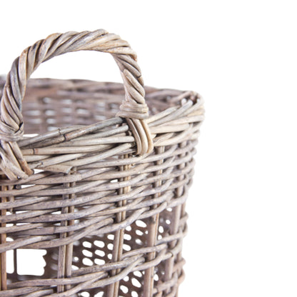 LAUNDRY BASKET W/HANDLE - SRIMIT GREY