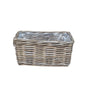 RECT PLANTER MEDIUM 40x20xH20cm KOBOO GREY INCL PLASTIC LINING