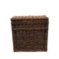 LAUNDRY BASKET RECT w/LINING 2 SECTIONS - CROCODILE NEST