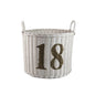 RATTAN BASKET D32cm No 18 WHITE EDITION