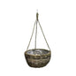 HANGPOT 40 JAWIT GREY Ø 40 H.20cm INCLUDING ROPE AND PLASTIC LINING