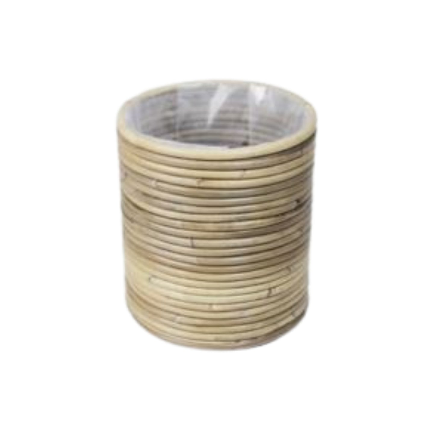 BASKET CILINDER LAMINATED FLAT BOTTOM JAWIT ANTRASIT GREY Ø 20 H.20 INCL PLASTIC