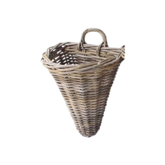 WALL BASKET LARGE KOBOO GRAY w/PLASTIC