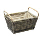 LOG HOLDER KOBOO GRAY ON CL FRAME INCL JUTE BAG