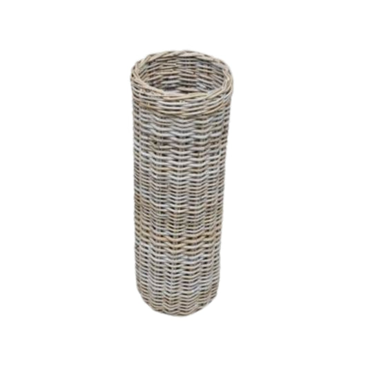 SCHIRMSTÄNDER RUND Ø30×H70cm KOBOO GRAU m/METALLBODEN