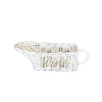 WINE BOTTLE HOLDER ‘VIN/WINE’ WHITE EDITION