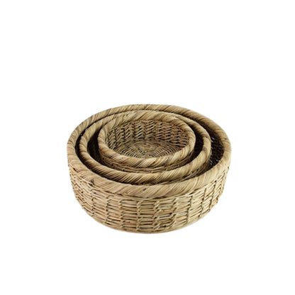 FRUIT BOWL ROUND S/3 SPECIAL WEAVING