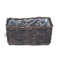 RECT PLANTER LARGE 40x20xH20cm CROCO RATTAN INCL PLASTIC LINING