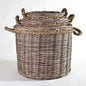 ROUND BASKET w/ROPE S/3