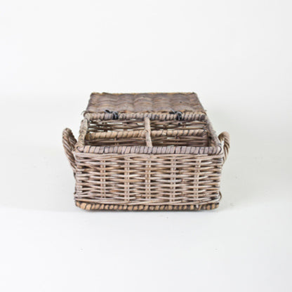 TEA BOX W/COVER 4 PARTS 'TEA'