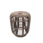 RUJI STOOL ROUND KOBOO GREY