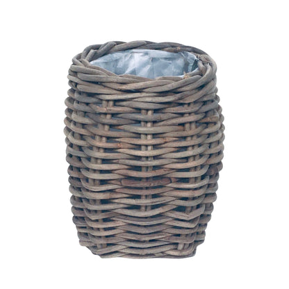 Runder Jumbo-Pflanzkübel – CL Grau – Klein inkl. Kunststoff, Größe S: Ø 42 cm, Höhe 50 cm
