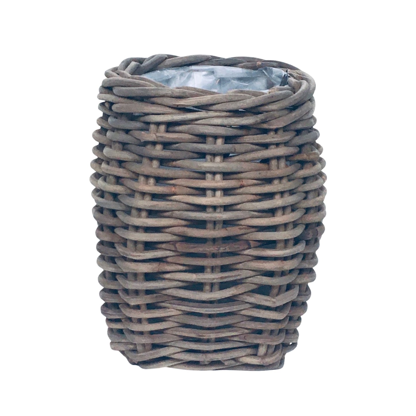 Runder Jumbo-Pflanzkübel – CL Grau – Klein inkl. Kunststoff, Größe S: Ø 42 cm, Höhe 50 cm
