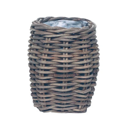 Runder Jumbo-Pflanzkübel – CL Grau – Klein inkl. Kunststoff, Größe S: Ø 42 cm, Höhe 50 cm
