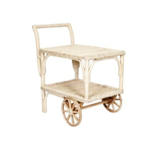 RATTANWAGEN NATUR