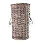 UMBRELLA BASKET OVAL HIGH with LEATHER HANDLE