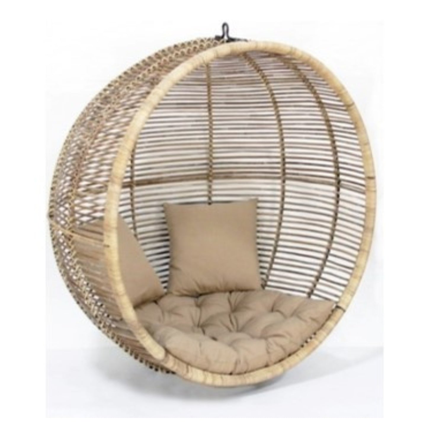 HANGING BALL CHAIR JAWIT ANTRASIT GREY INCL CUSHION & PILLOW 2 PCS