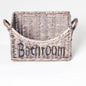 STORAGE BASKET ‘BATHROOM’ SMALL