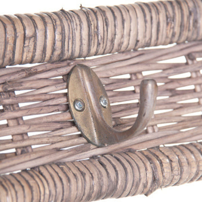 CLOTHES HANGER LARGE SIZE W/FOUR HOOKS SRIMIT GREY