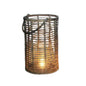 LAMPION ROUND JAWIT/ANTRASIT GRAY LARGE INCL. GLASS Ø16 H.30cm