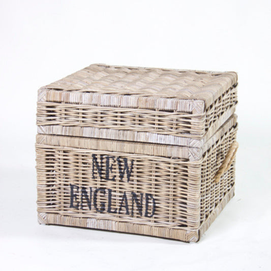 TRUHE "NEW ENGLAND" KOBOO GRAU