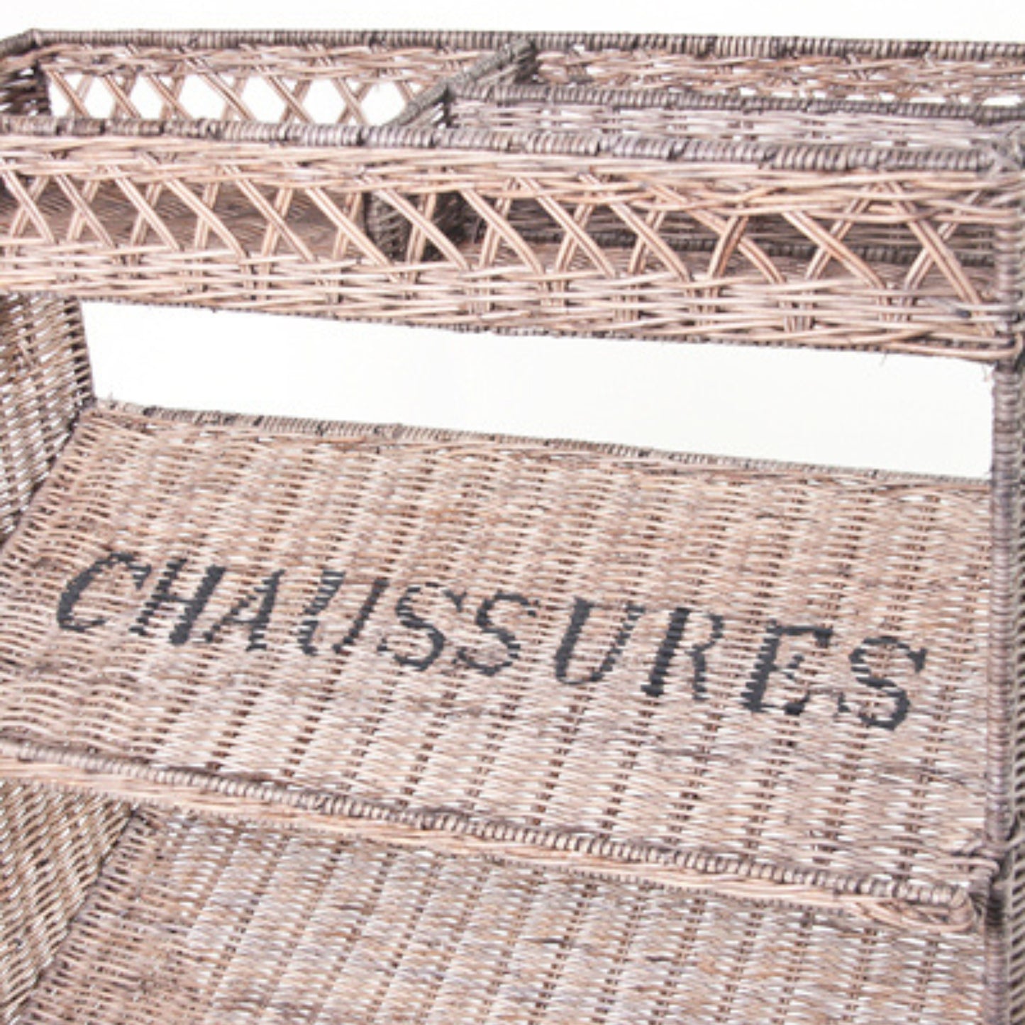 SCHUHREGAL „CHAUSSURES“