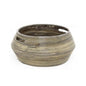 BASKET ROUND LAMINASI WITH HANDLE KOBOO GREY Ø.35/42/34 H.20 INCL PLASTIC