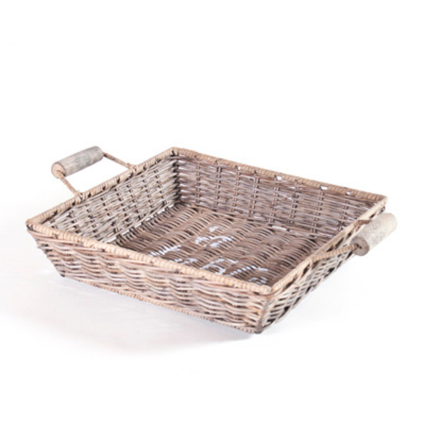 RECHTECKIGES TABLETT MIT HOLZGRIFF „A TABLE“