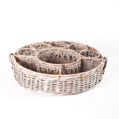WINE TRAY ROUND SRIMIT GREY