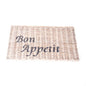 RECT. PLACEMAT ‘BON APPETIT’ SRIMIT GREY